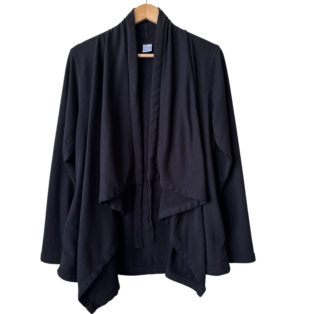 Old Navy Women's Black Open Front Cardigan / Wrap. “Active” Collection. Pockets!
